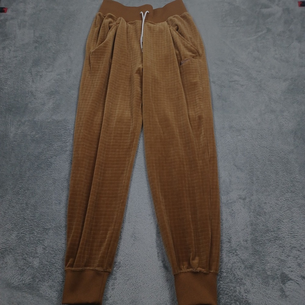 Nike Pants Womens Small‎ Brown Joggers Fleece Activewear Gym Training Casual